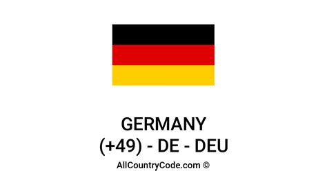 germany country code de